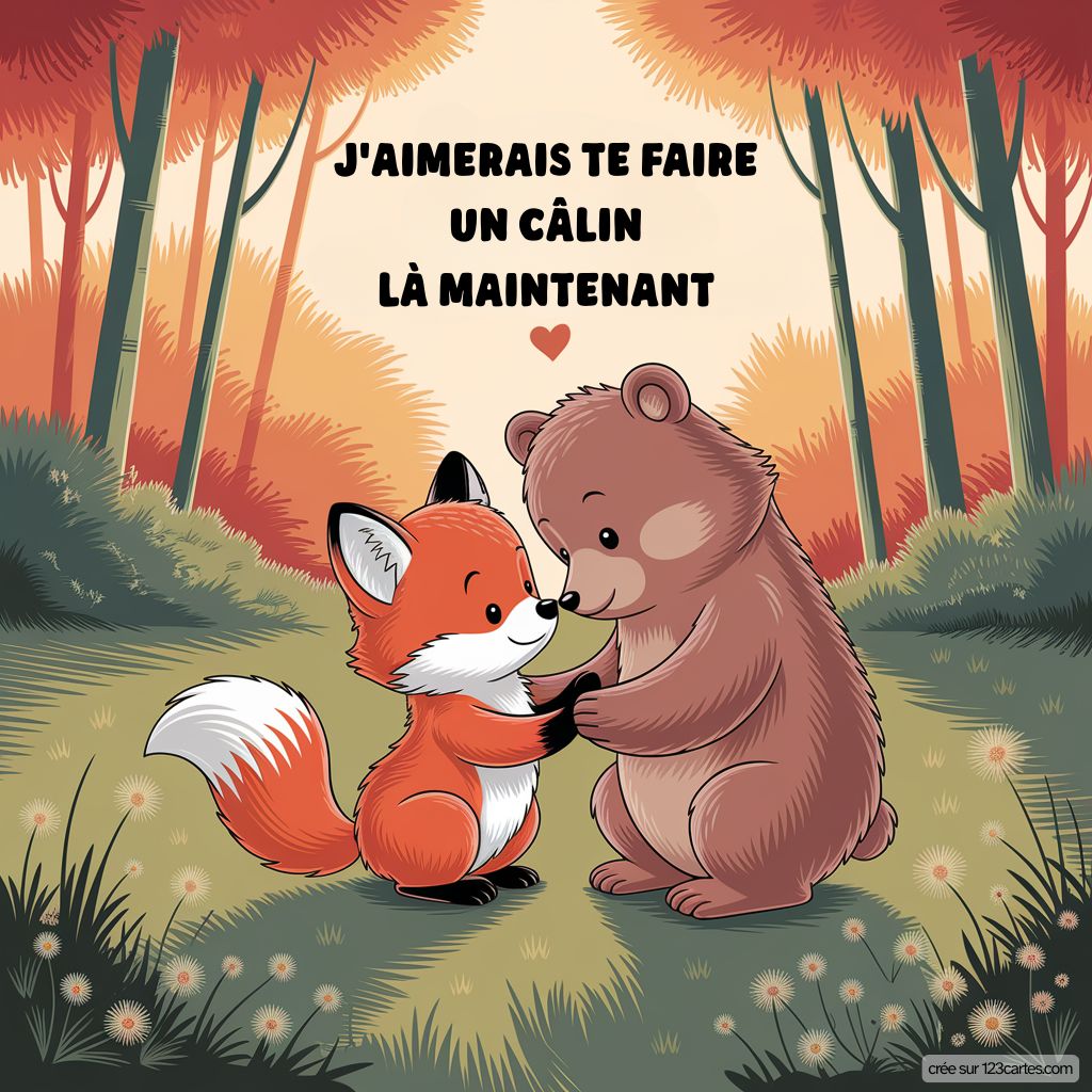 Jolie Carte Amitie A Distance