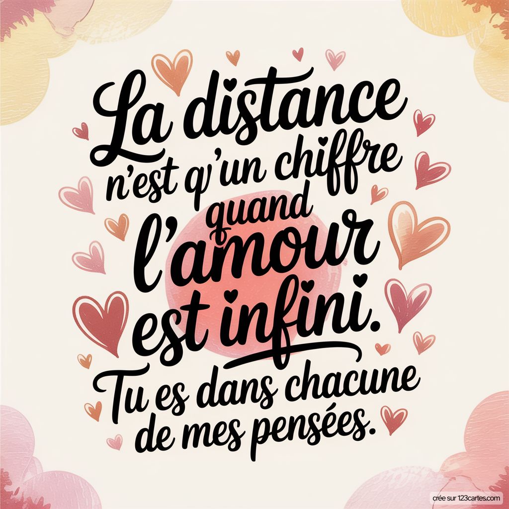 Amour A Distance Citation
