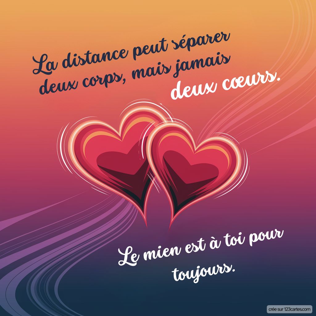 Amour A Distance Message Romantique