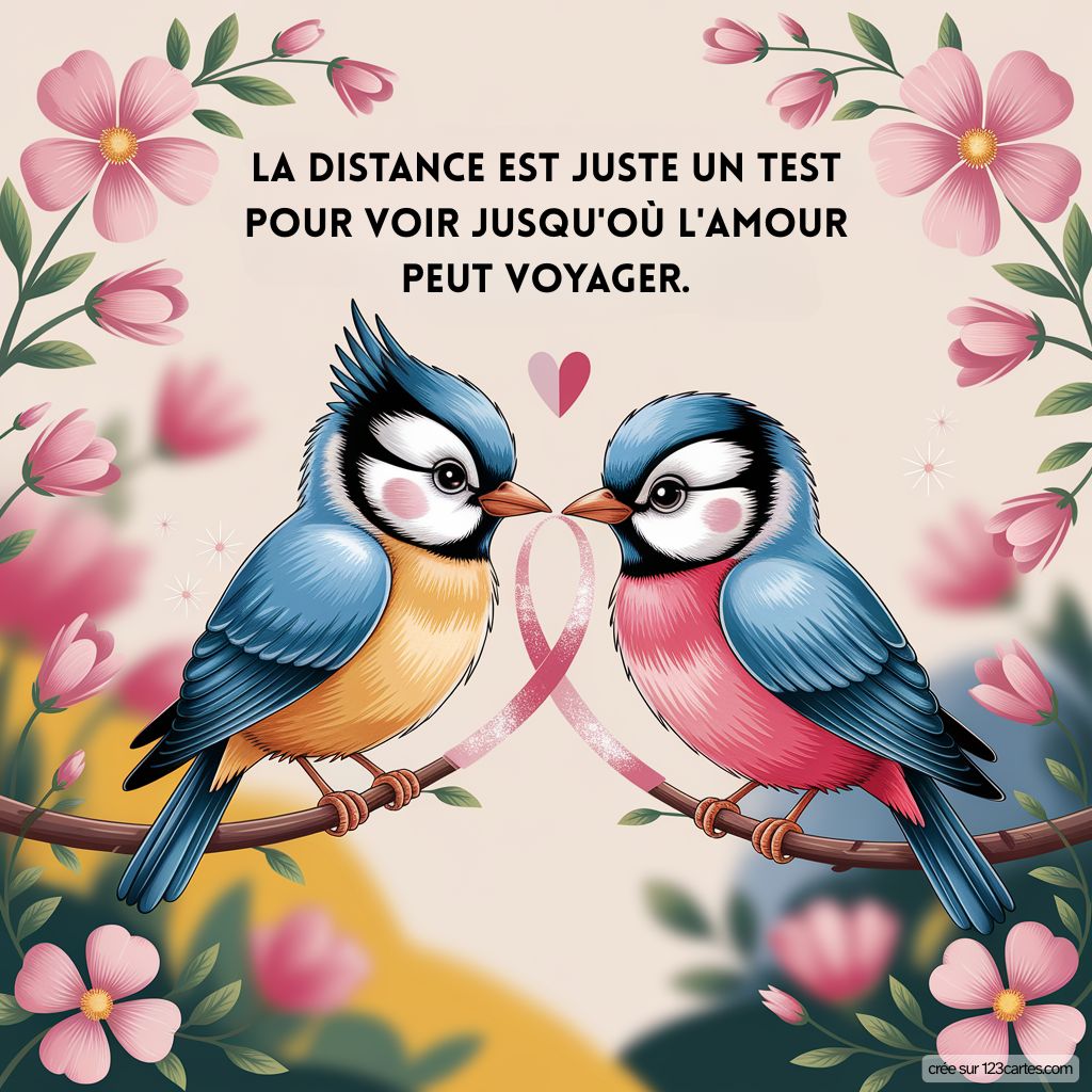 Citation Amour A Distance
