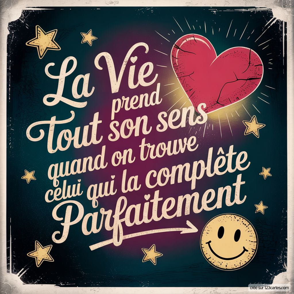 Citation Vie Amour