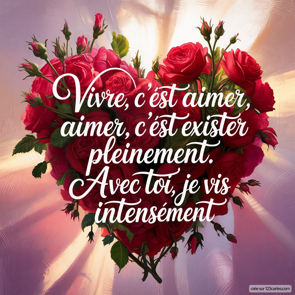 Phrase Amour Intense
