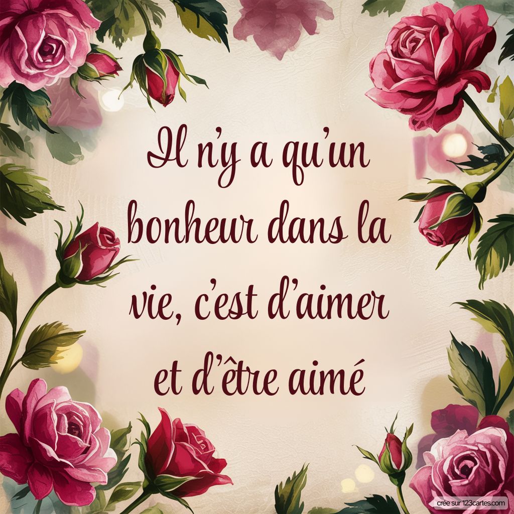 Amour Bonheur