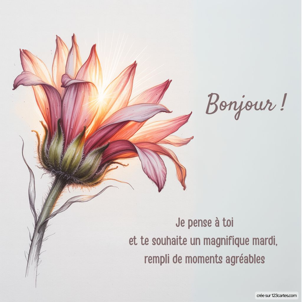Bon Mardi Image Fleur