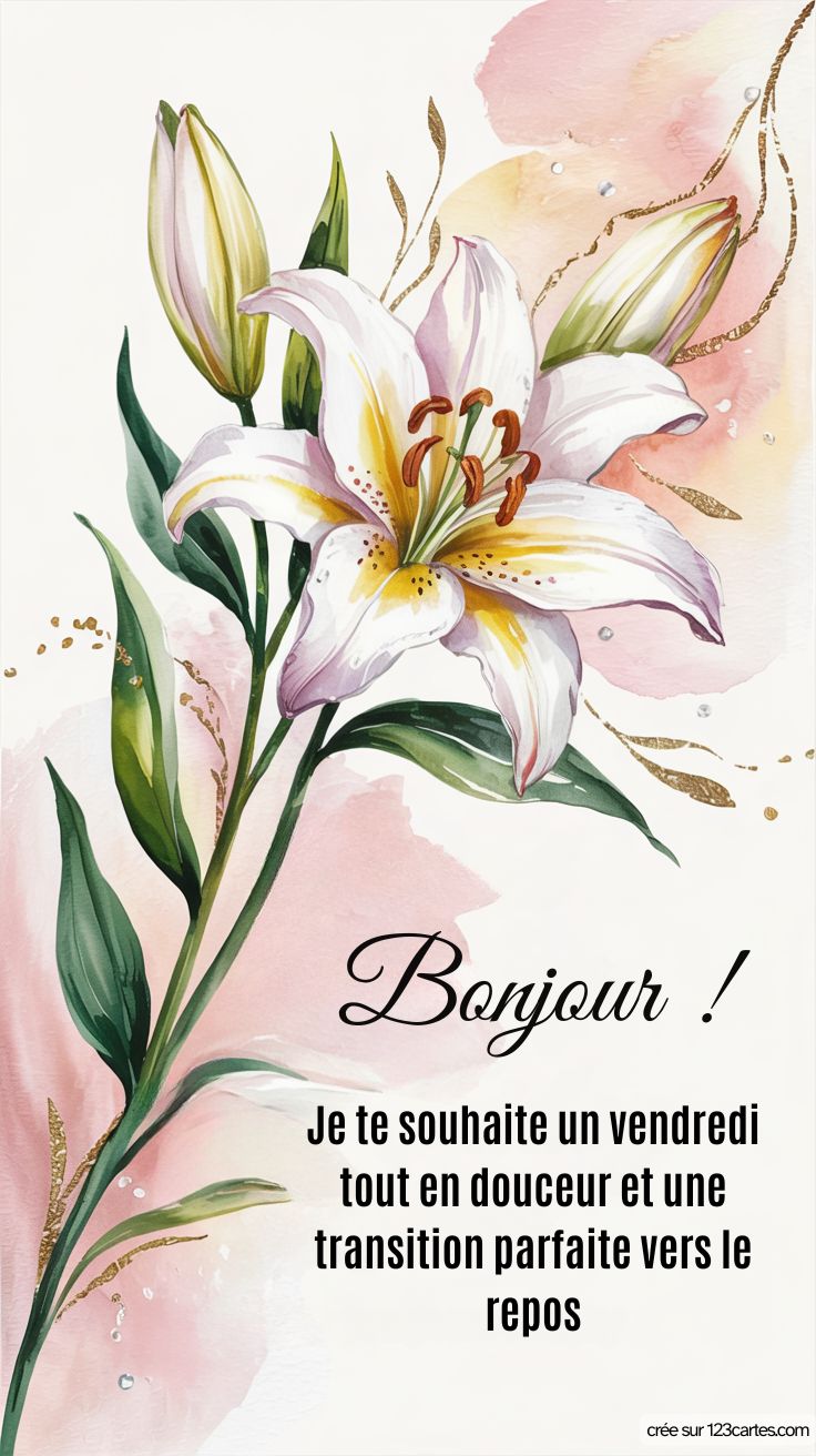Bon Vendredi Fleur