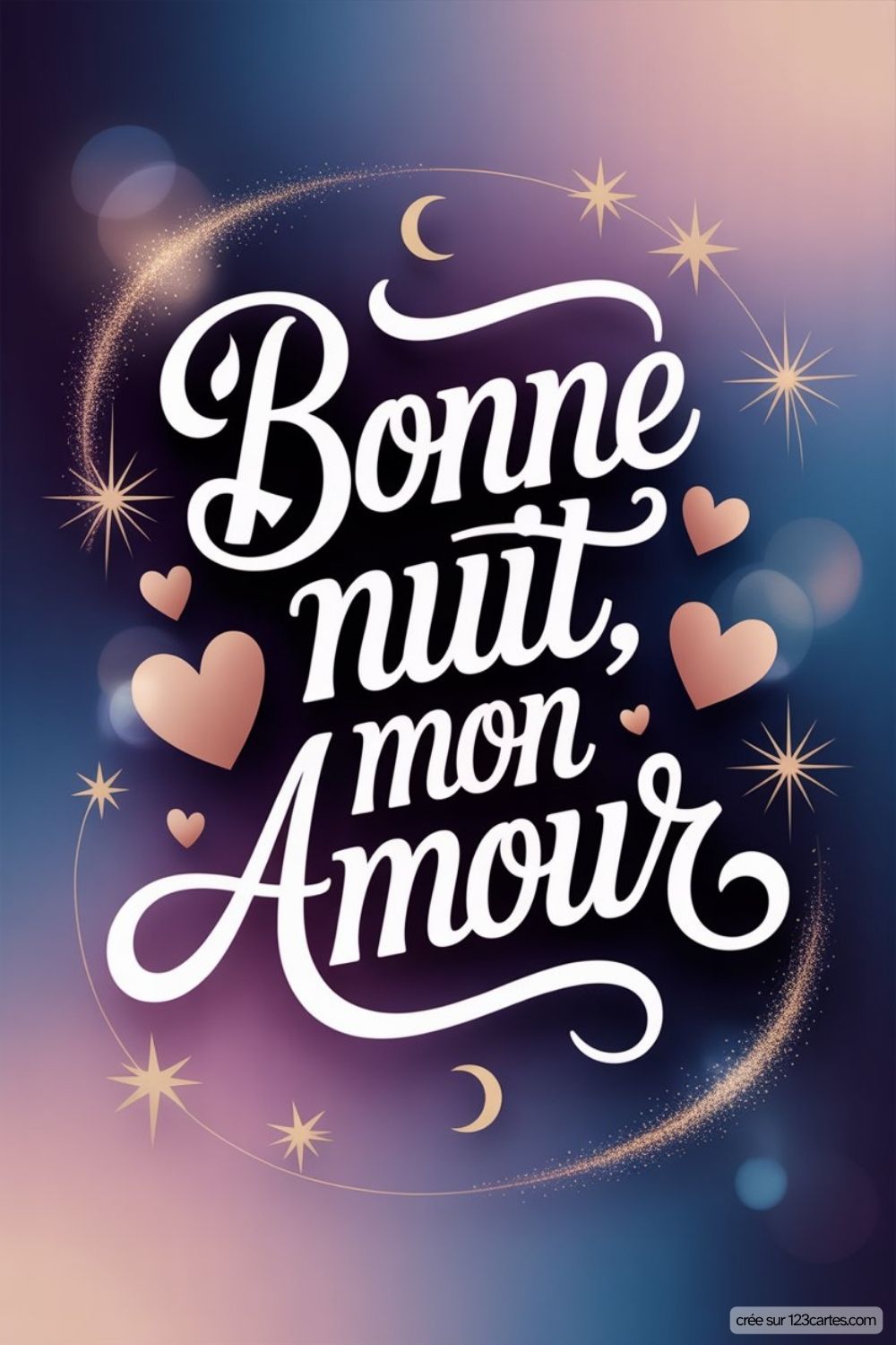 Bonne Nuit Mon Amour Carte Virtuelle