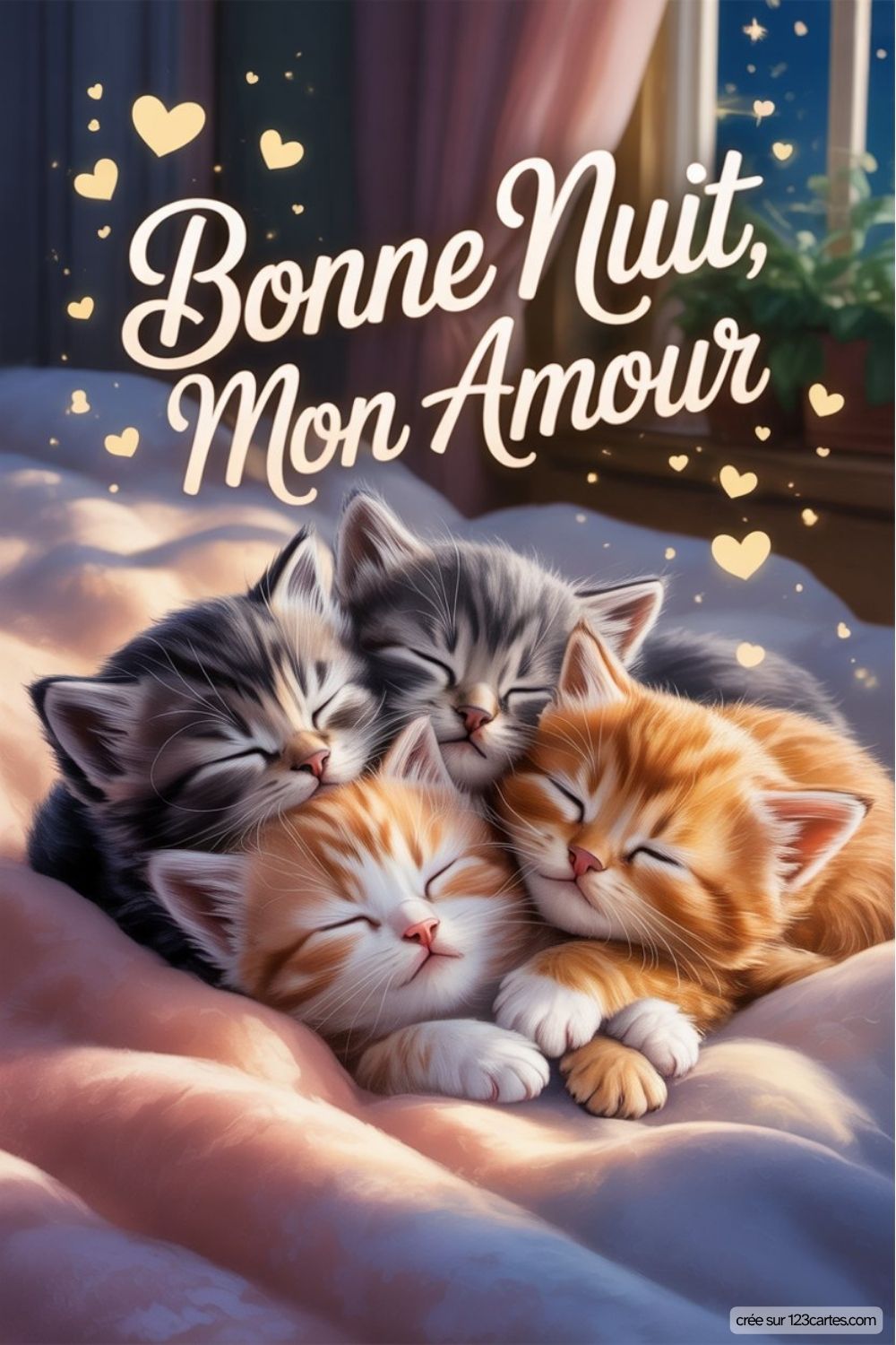 Bonne Nuit Mon Amour Chatons