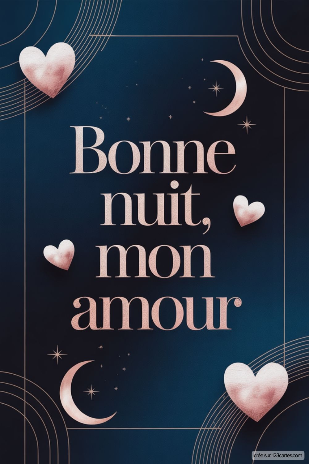 Bonne Nuit Mon Amour Design