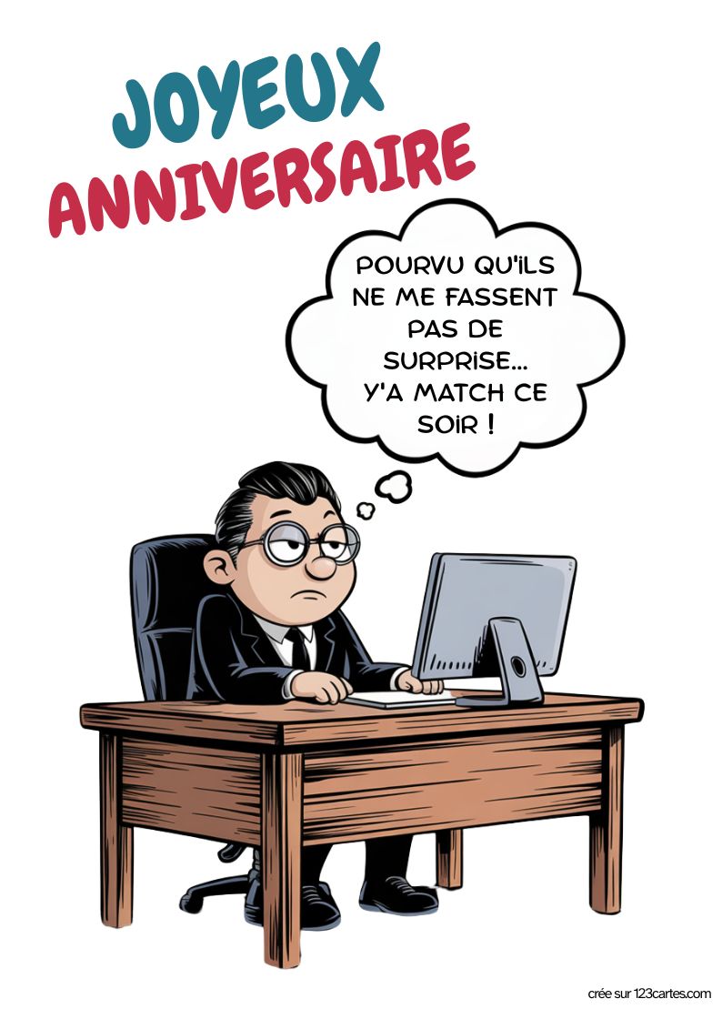 Impimer Humour Joyeux Anniversaire Collègue : Cartes Gratuites à Imprimer
