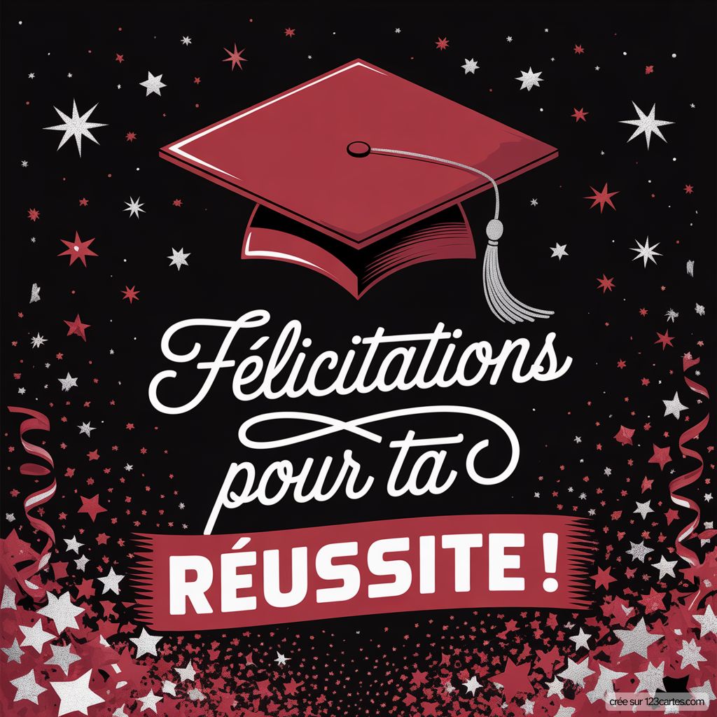 Carte Encouragement Diplome Avenir