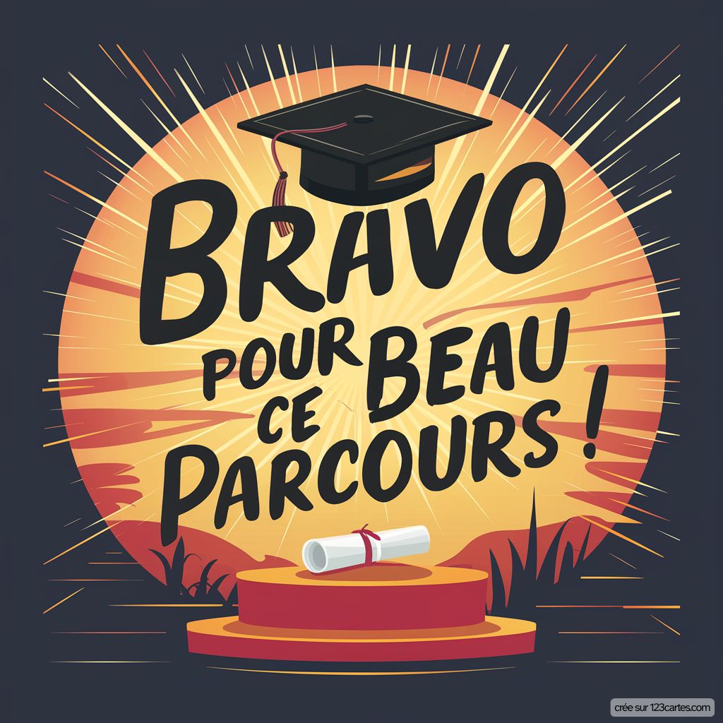 Message Bravo Diplome Aventure