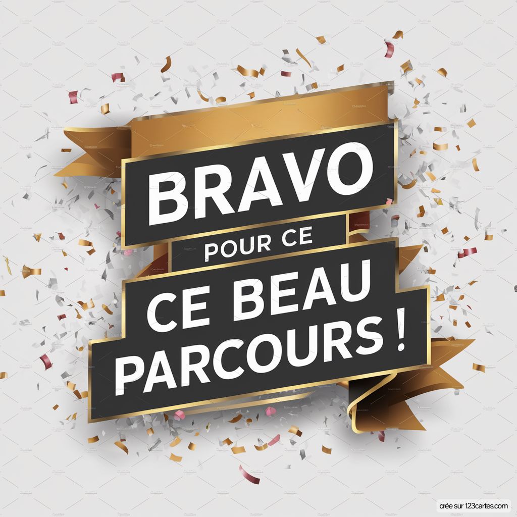 Message Bravo Reussite Diplome