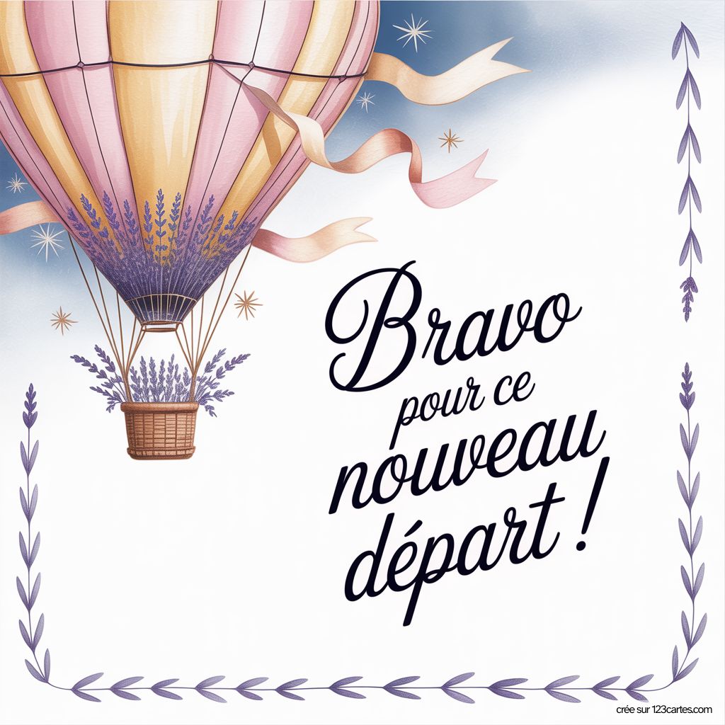 Message Encouragement Nouveau Emploi