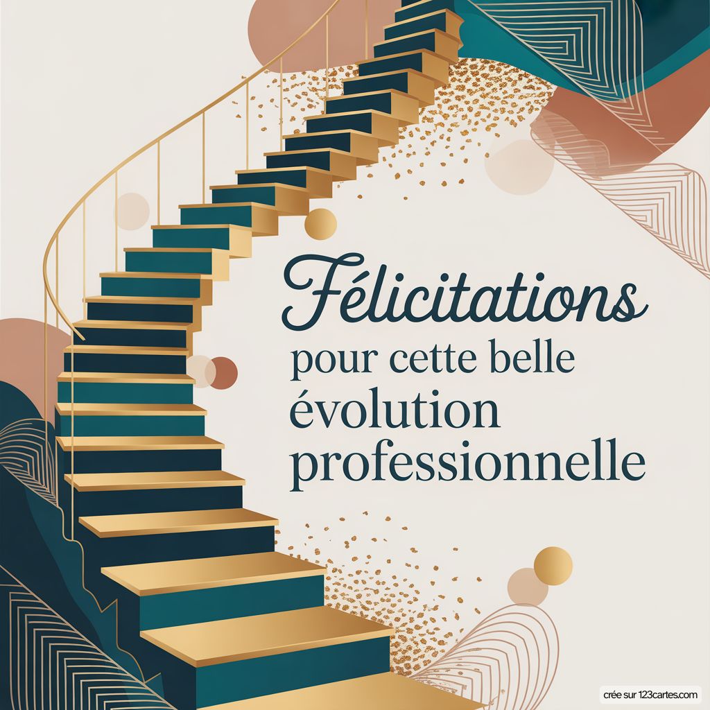 Carte Felicitations Promotion Reussite Pro