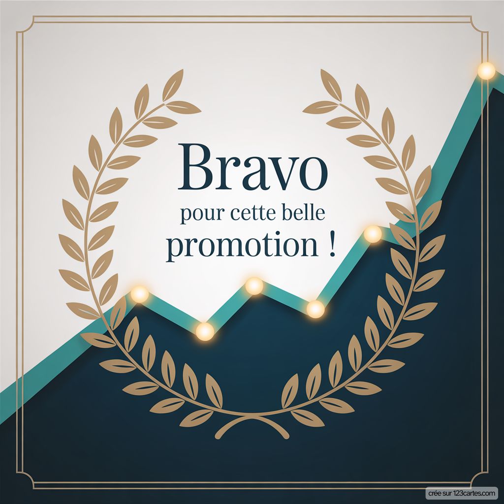 Carte Virtuelle Felicitations Nomination Poste