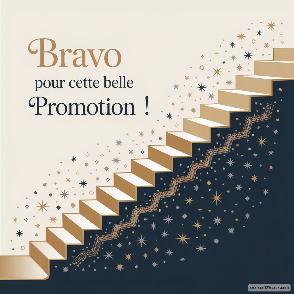 Image Felicitations Promotion Collegue Fierte