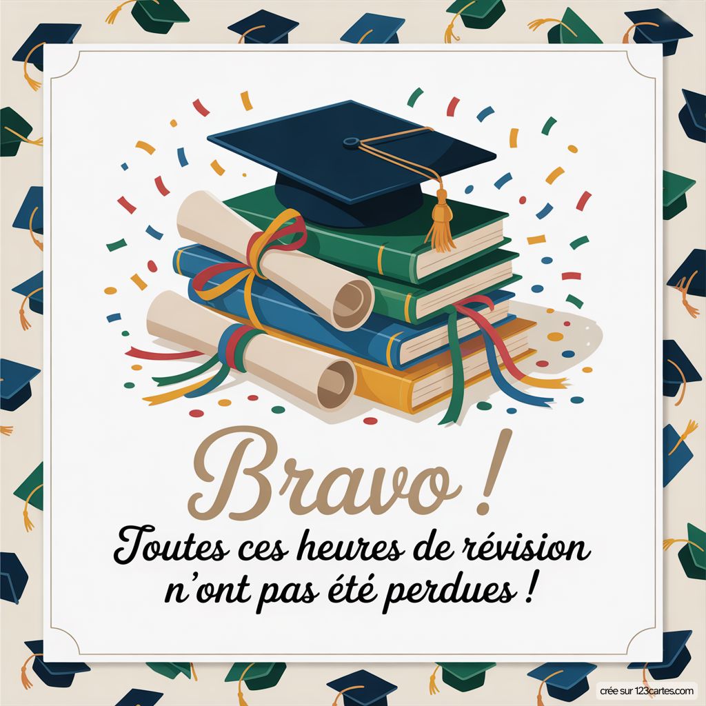 Carte Gratuite Bravo Reussite Examen