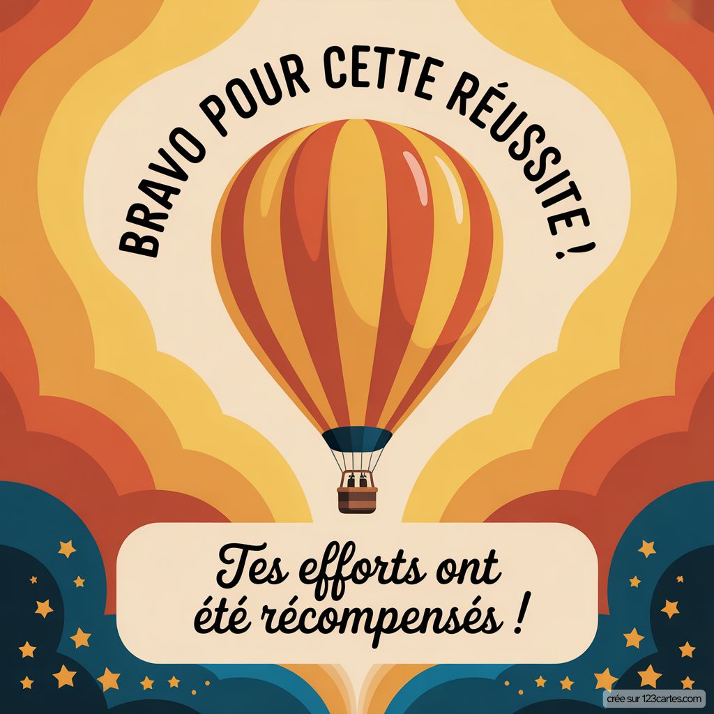 Carte Virtuelle Felicitations Reussite Examen