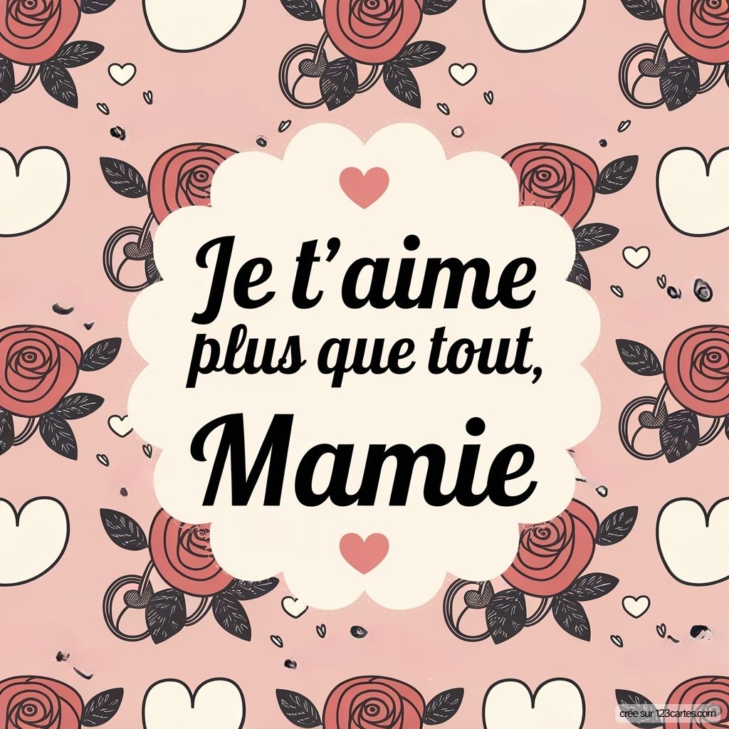 Carte Pour La Fete Des Grands Meres