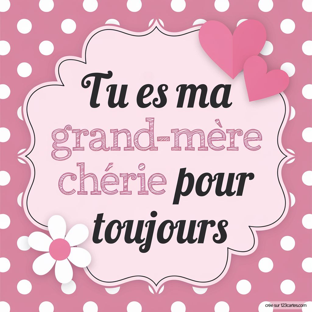 Fete Des Grands Meres Carte Gratuite