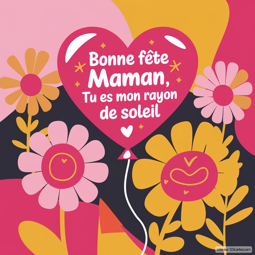 Carte Fete Des Meres Fleures