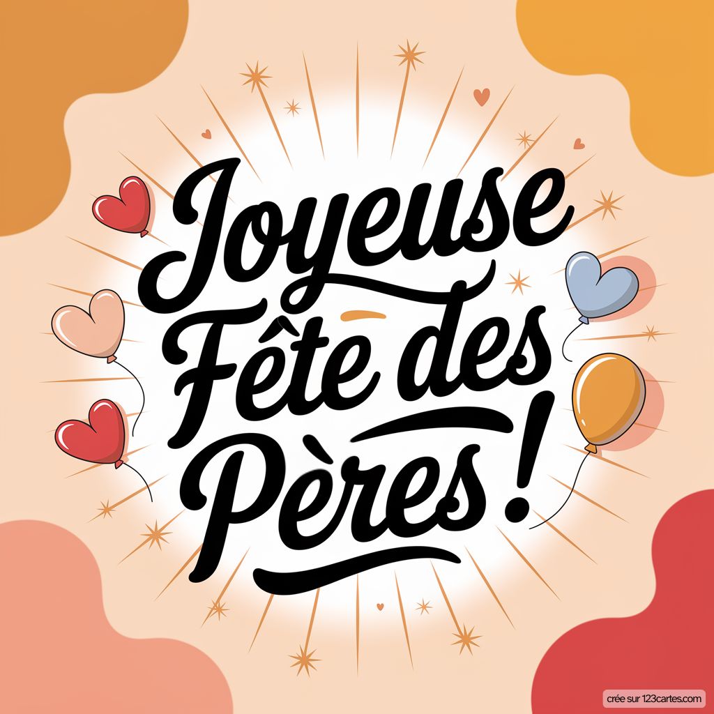 Fete Des Peres Carte