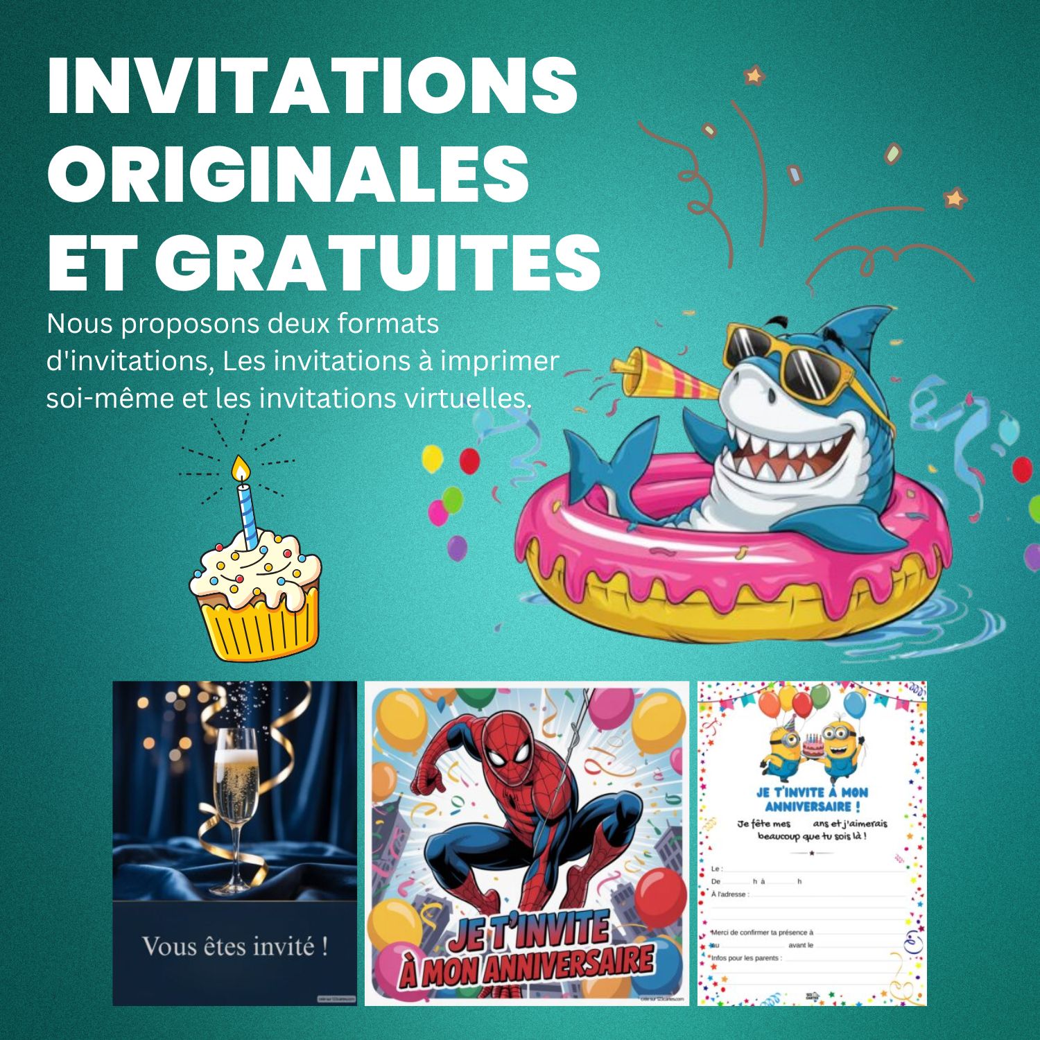 Invitations à imprimer