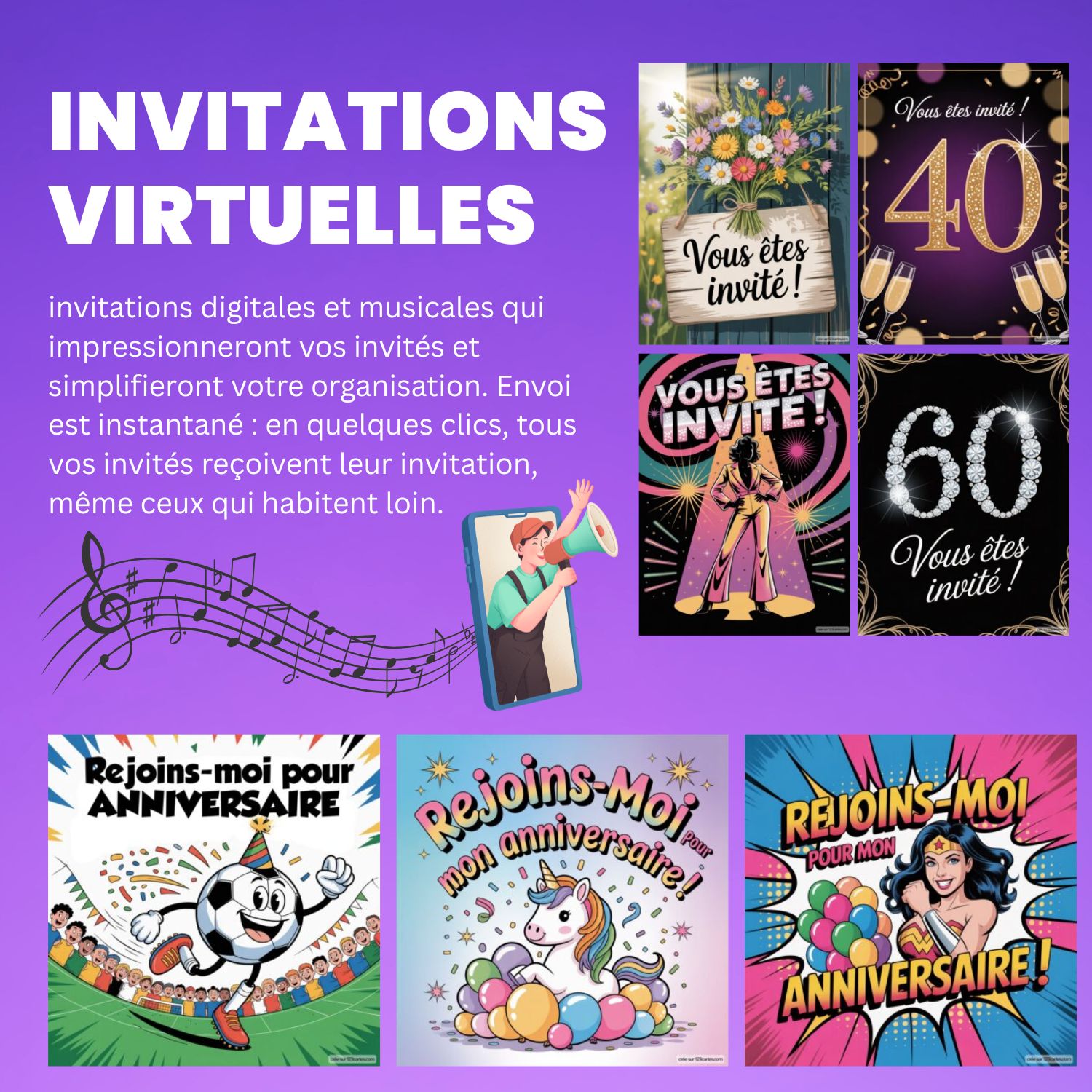 Invitations virtuelles