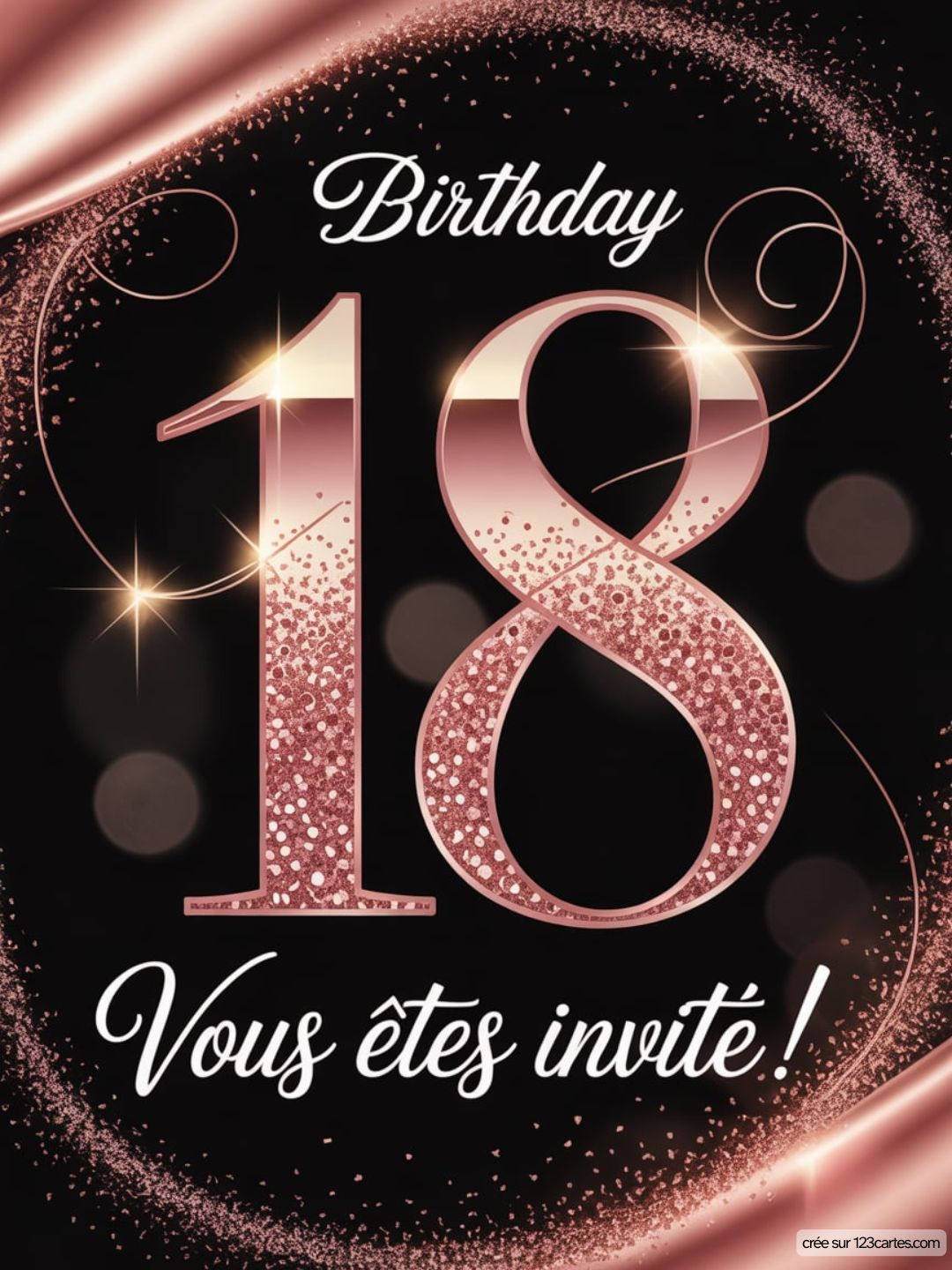 Photo Invitation Anniversaire 18 Ans