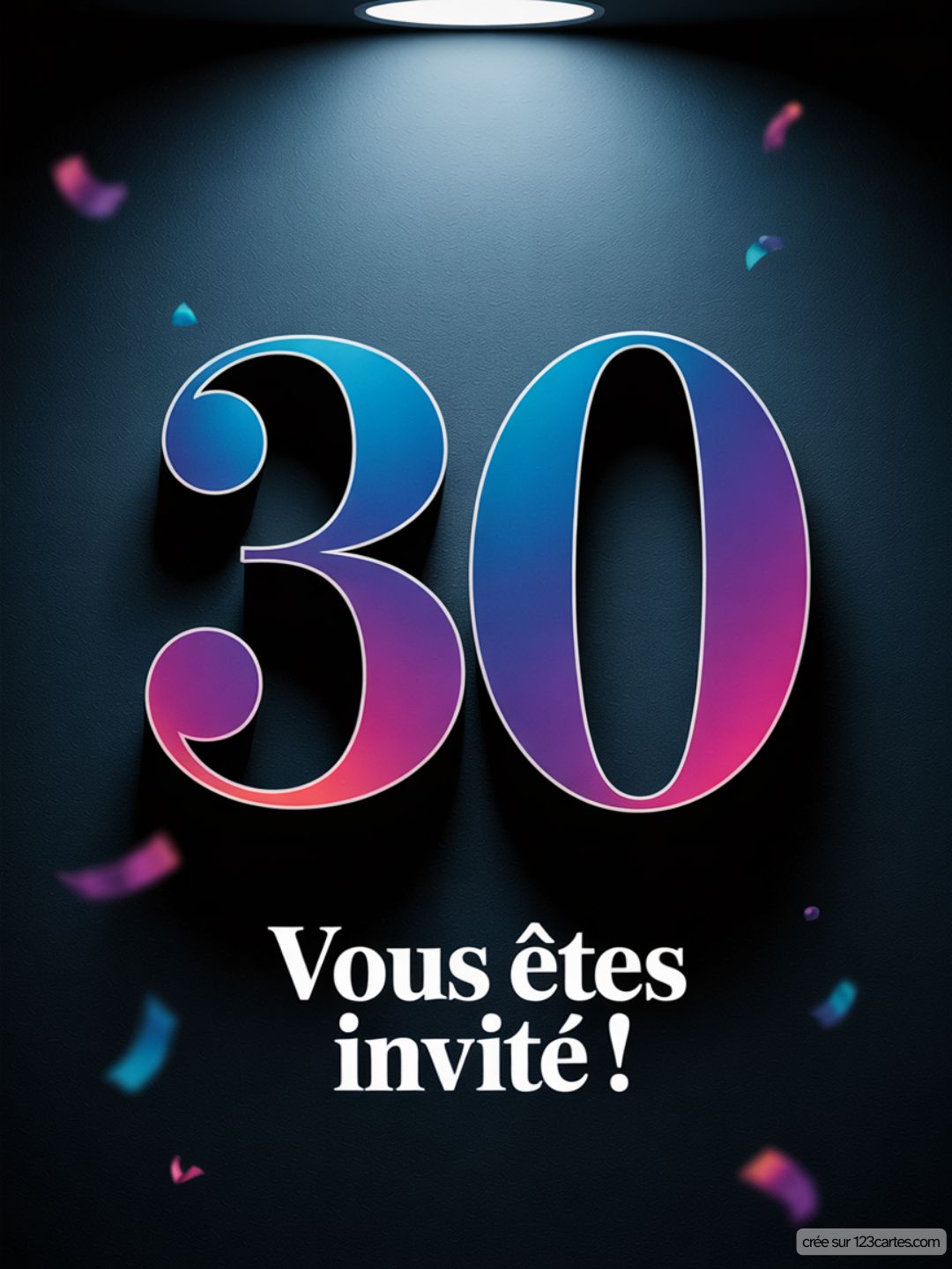 Image Invitation Anniversaire 30 Ans