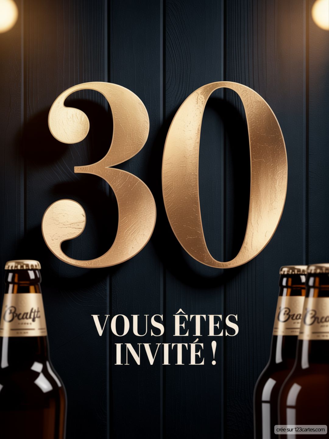Invitation Pour Anniversaire 30 Ans
