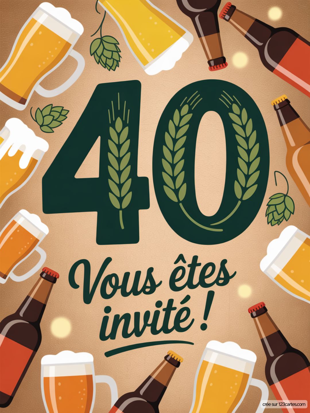 Invitation Anniversaire 40 Ans Par Sms