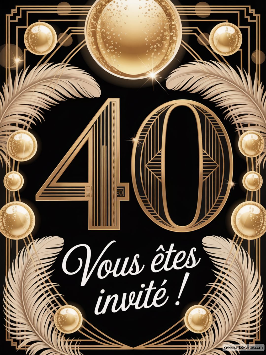 Invitation Anniversaire 40 Ans Texte