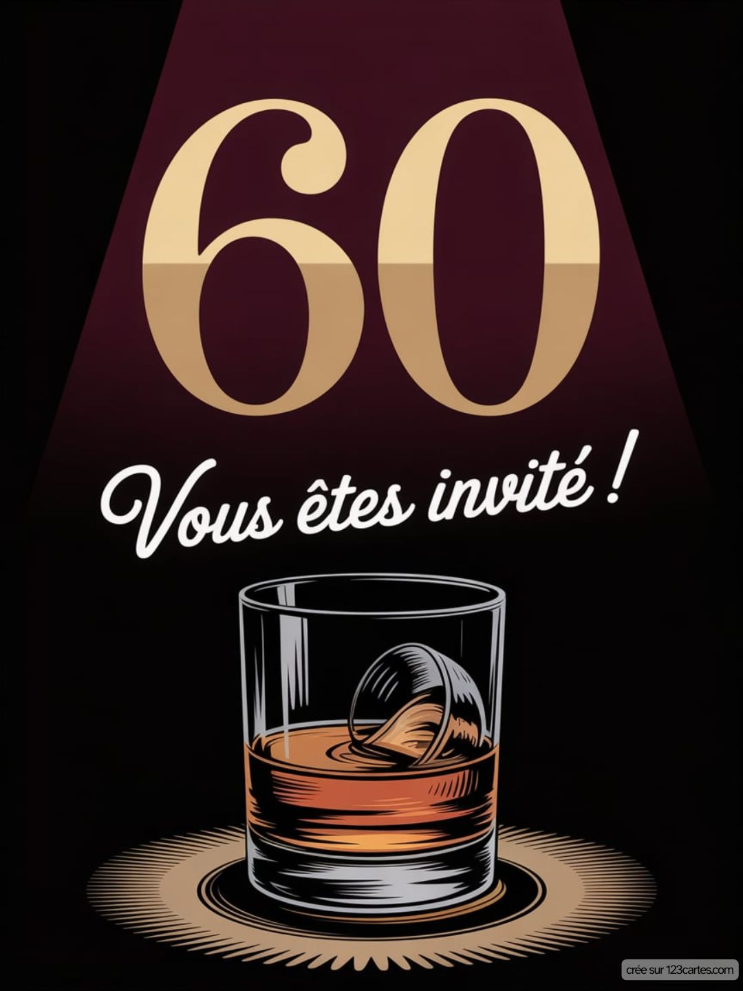 Idee Invitation Anniversaire 60 Ans