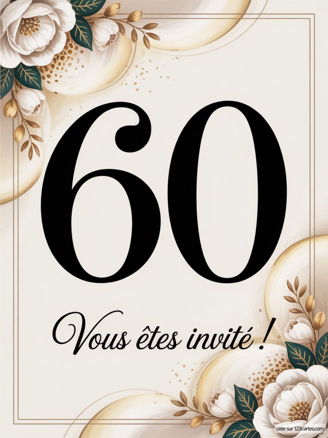 Texte Invitation Anniversaire 60 Ans