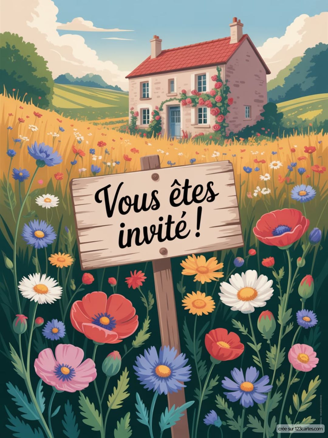 Invitation Champetre