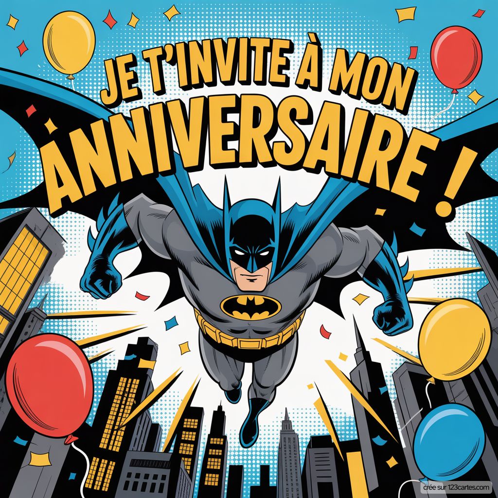 Image Anniversaire Batman
