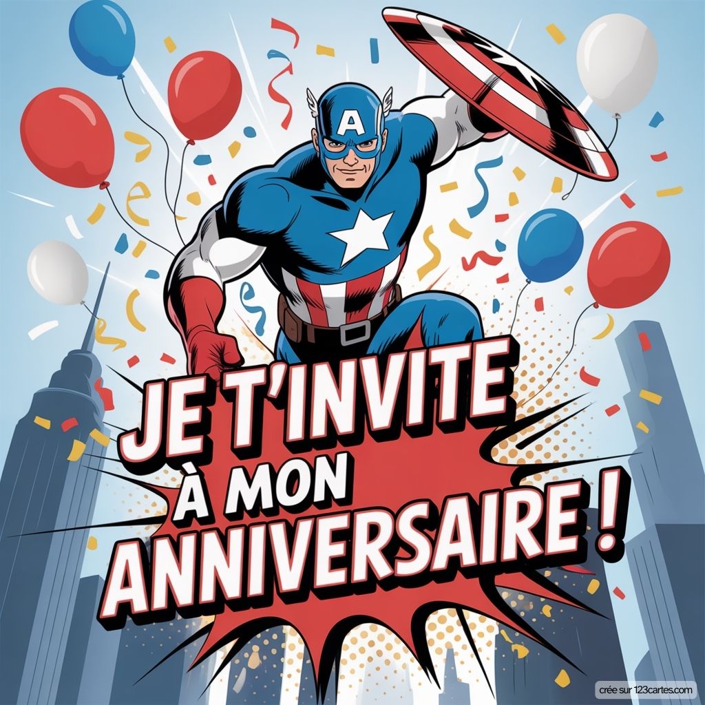 Image Anniversaire Captain America