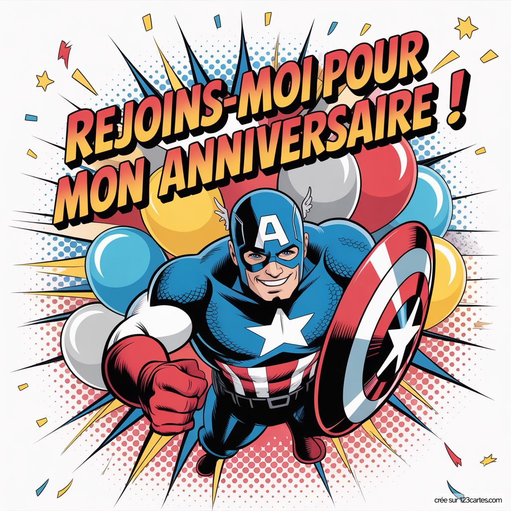 Invitation Captain America