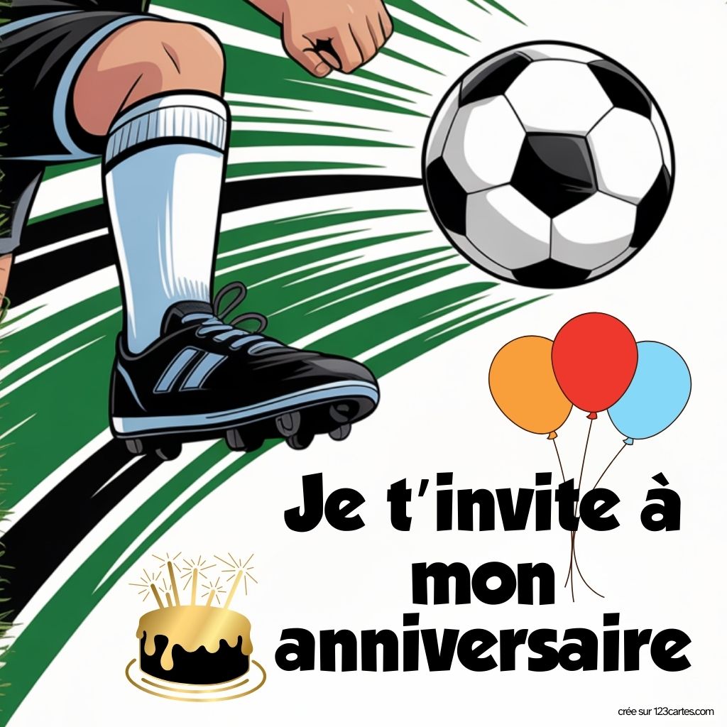 Foot Carte D Invitation Gratuite