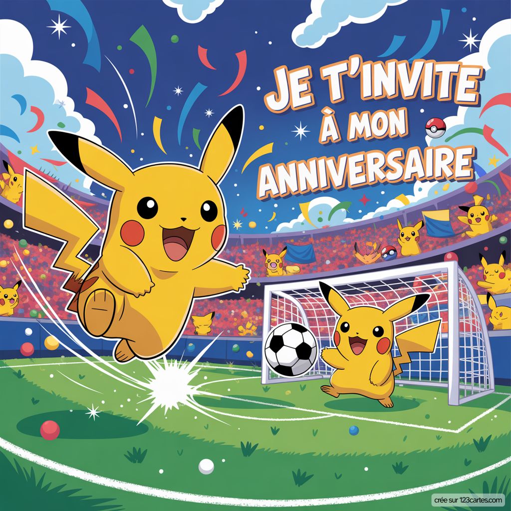 Foot Invitation Anniversaire