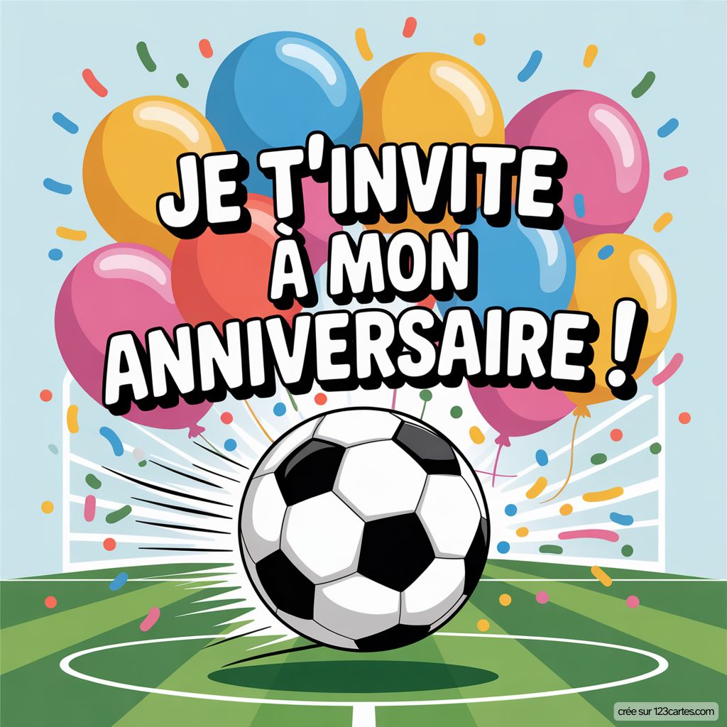 Image Anniversaire Foot Gratuite
