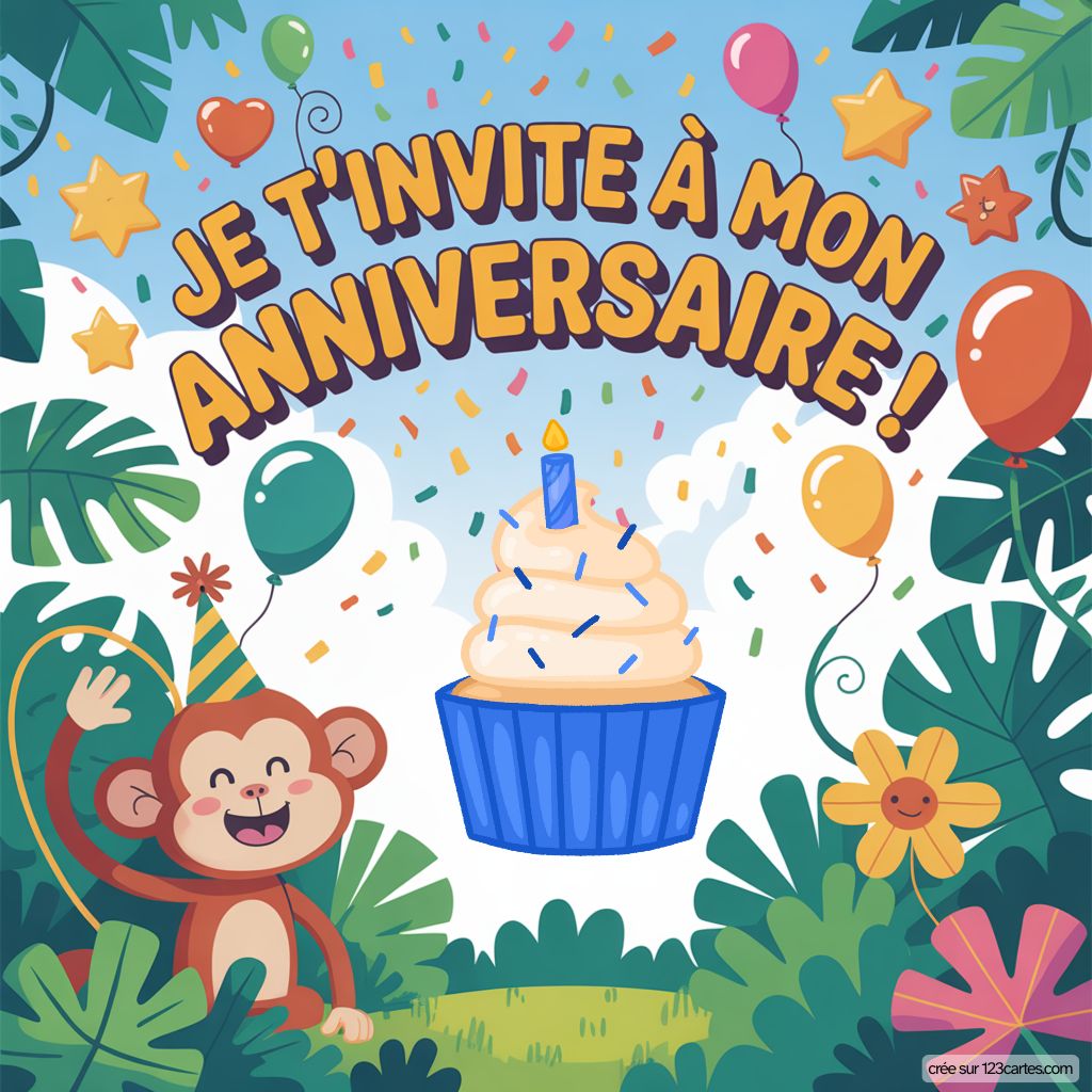 Jungle Carte D Invitation Gratuite
