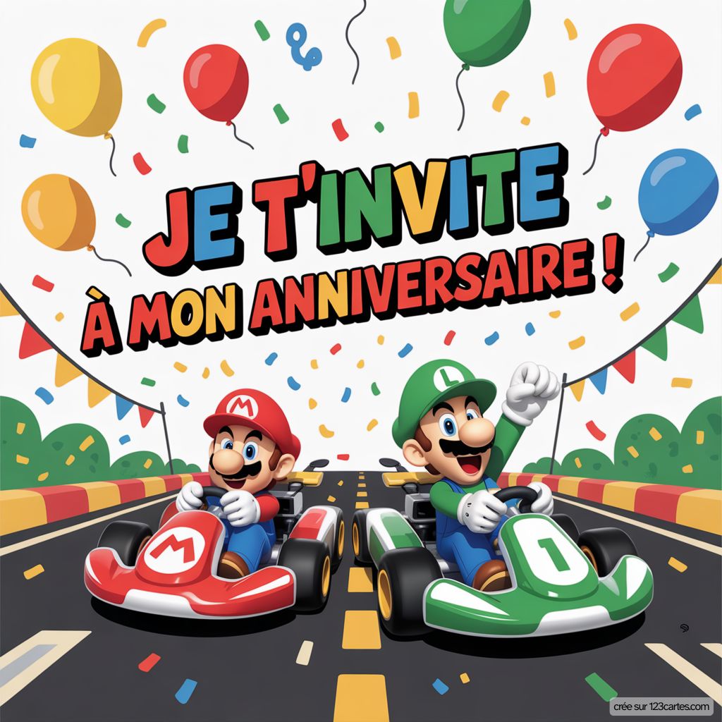 Anniversaire Mario