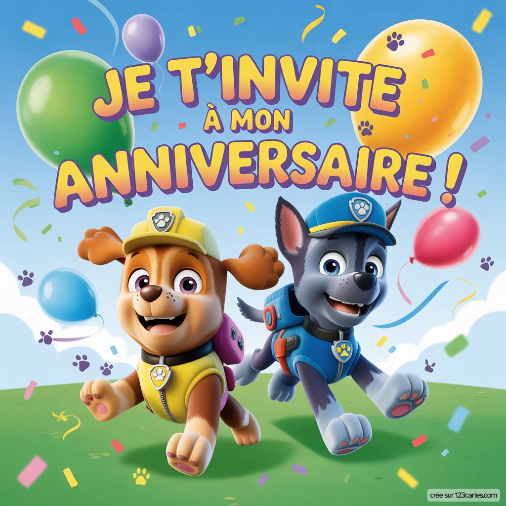 Image Pat Patrouille Anniversaire