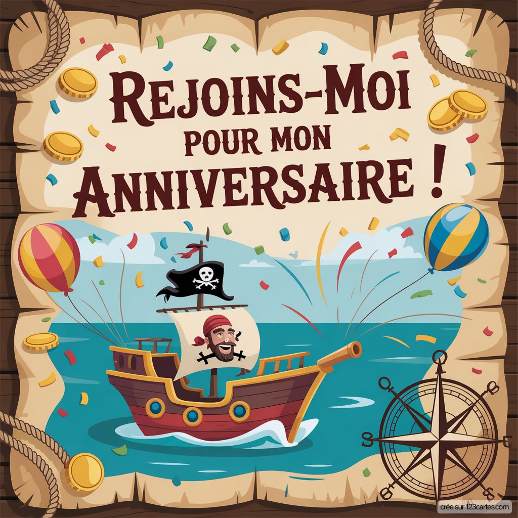 Image Anniversaire Pirate