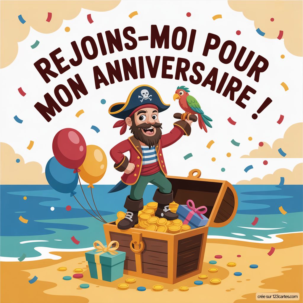 Pirate Carte D Invitation Gratuite