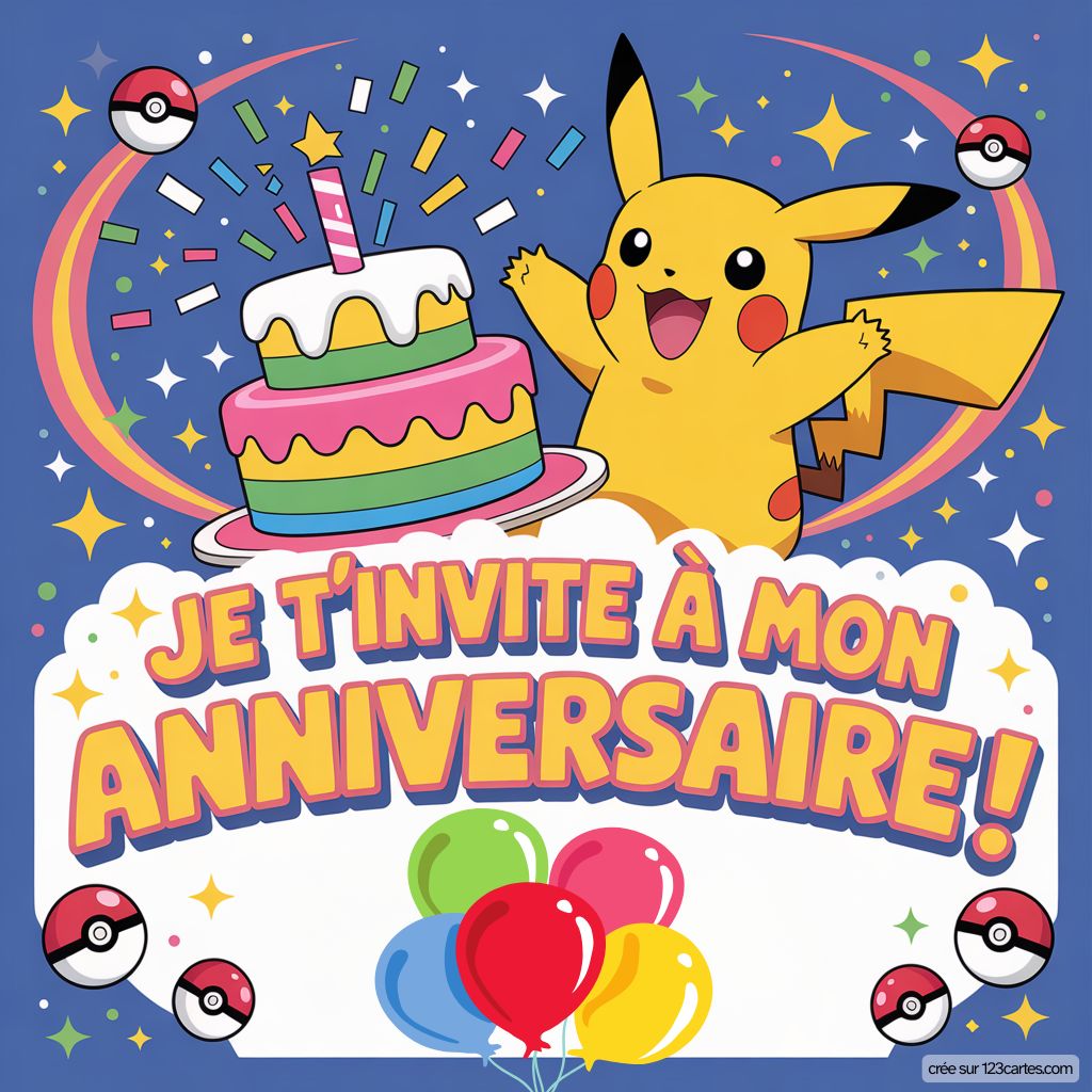 Image Pokemon Anniversaire