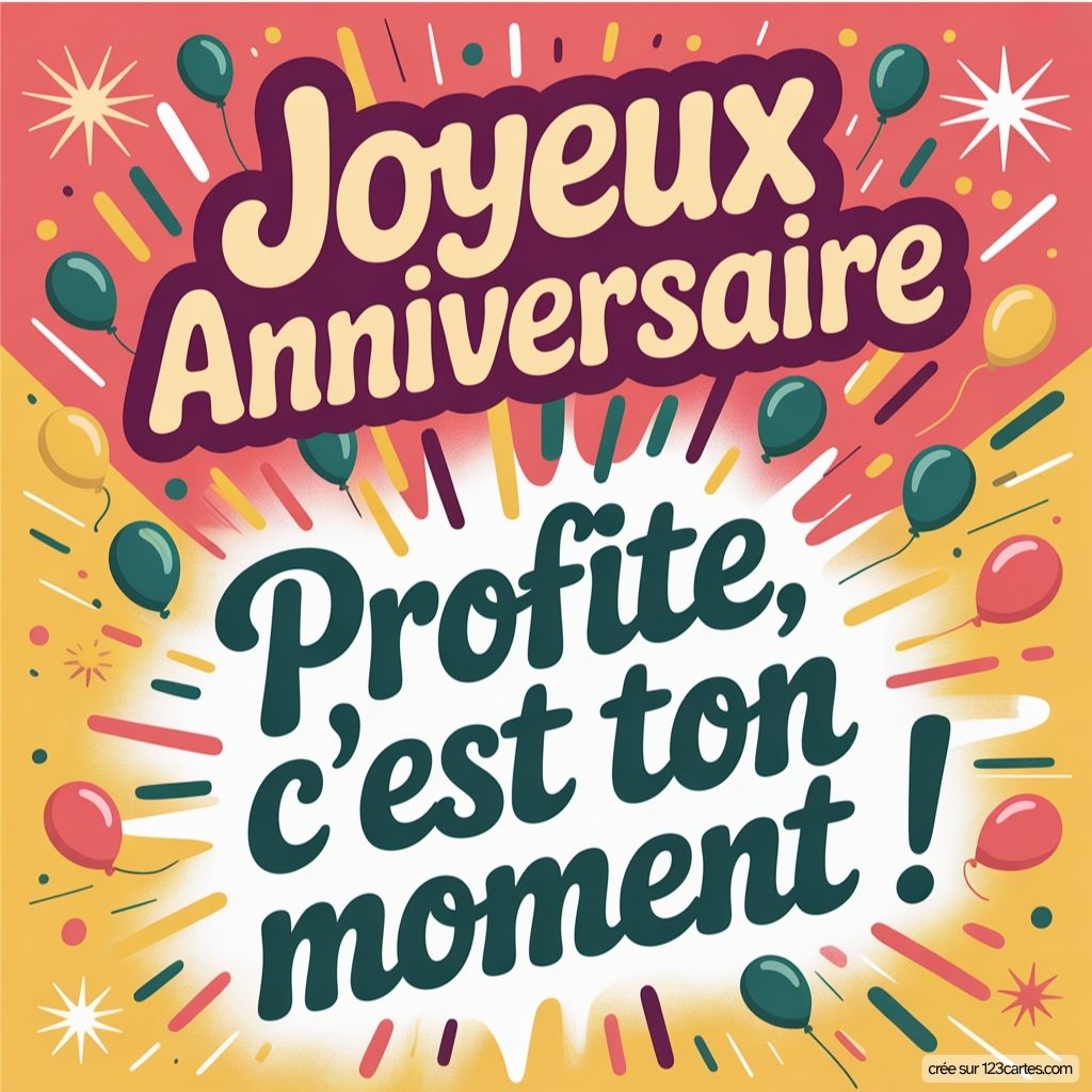 Carte D Amitie Anniversaire