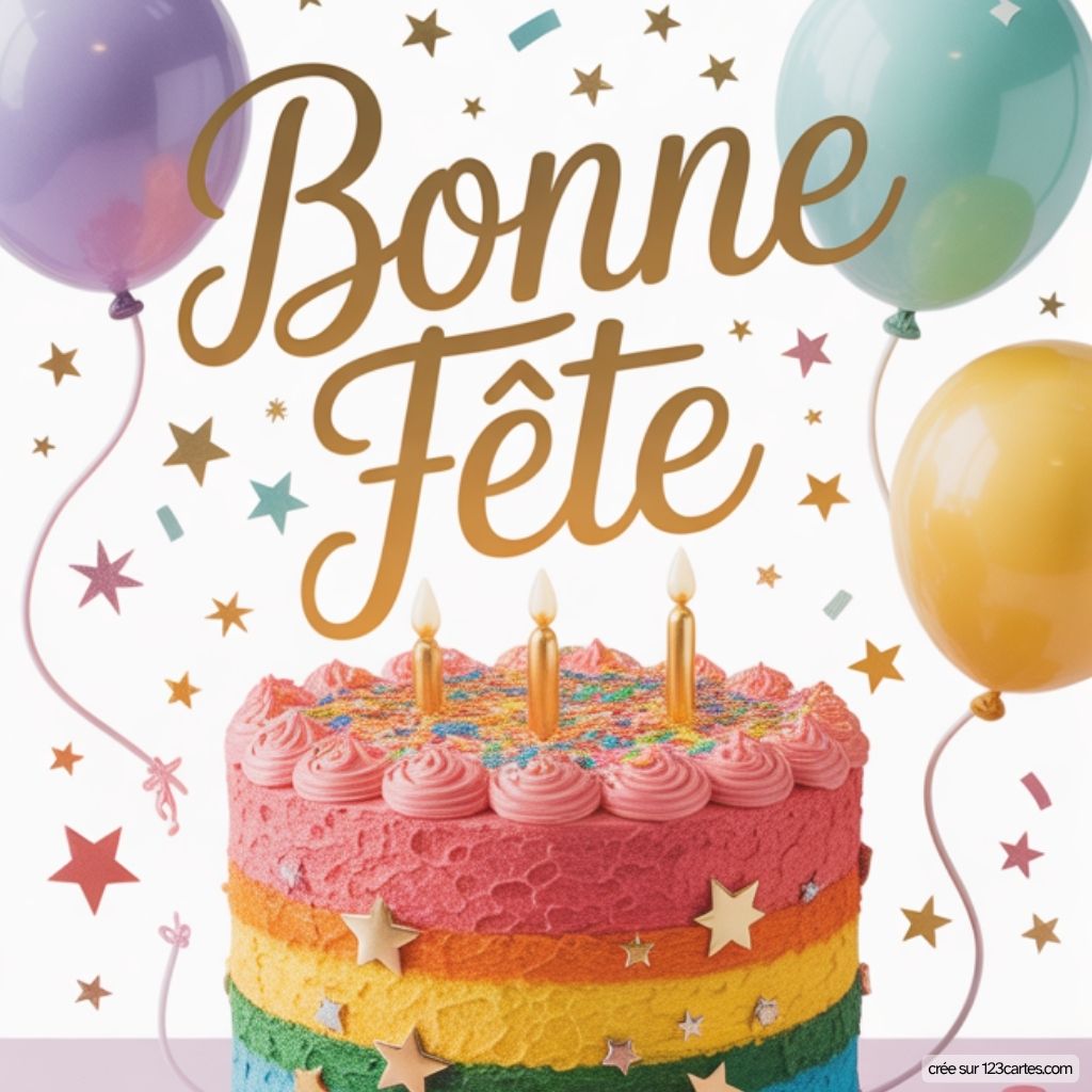 Gateau Bonne Fete